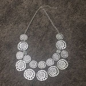 Pretty silver layered necklace!